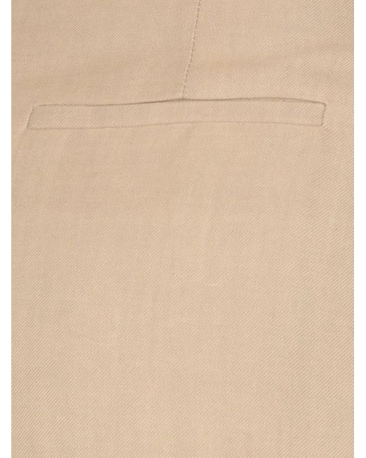 Antonelli Natural Slit-Pocket Maxi Skirt