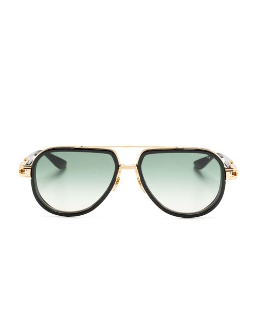 Dita Eyewear Black Vastik Pilot-frame Sunglasses