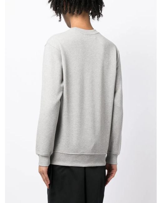 Comme des Garçons Gray Patch-Detail Cotton Sweatshirt for men