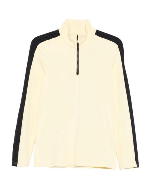 Top con media cremallera Fusalp de hombre de color Natural
