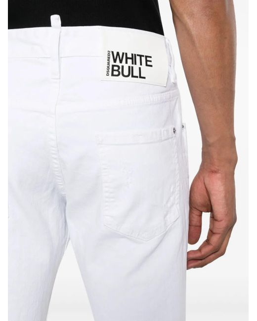 DSquared² White Jeans for men