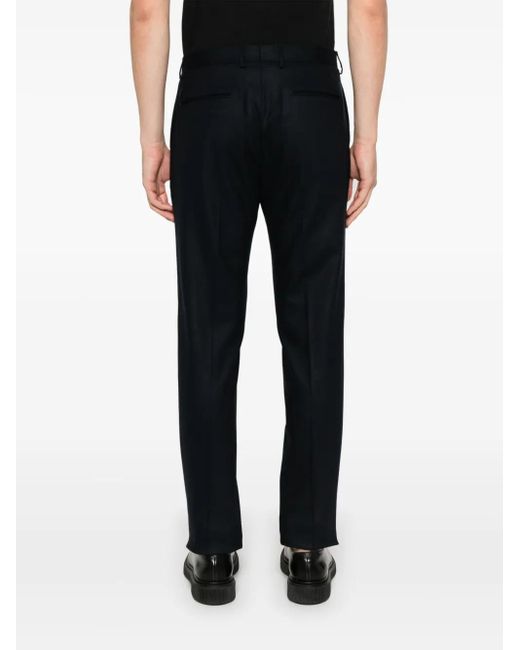 Tagliatore Blue Tapered Trousers for men
