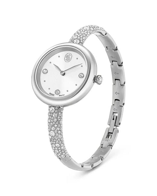 Swarovski Metallic Sublime Crystal-Embellished 28Mm Watch