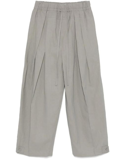 Jil Sander リネン パンツ Gray