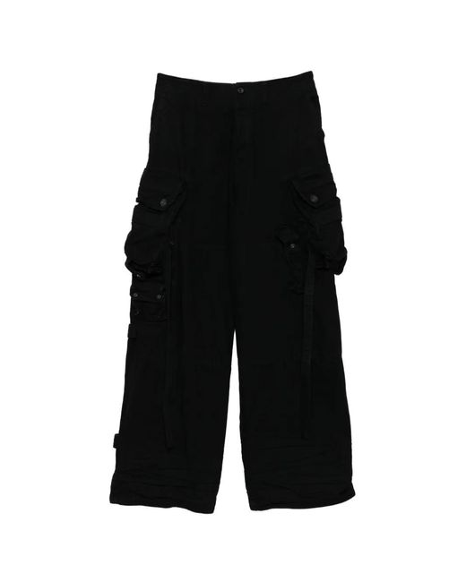 Julius Black Cargo Pocket Trousers for men