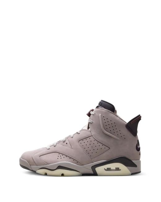 Nike Gray Xx A Ma Maniére Air 6 Retro Sp Perforated-Detail Sneakers for men