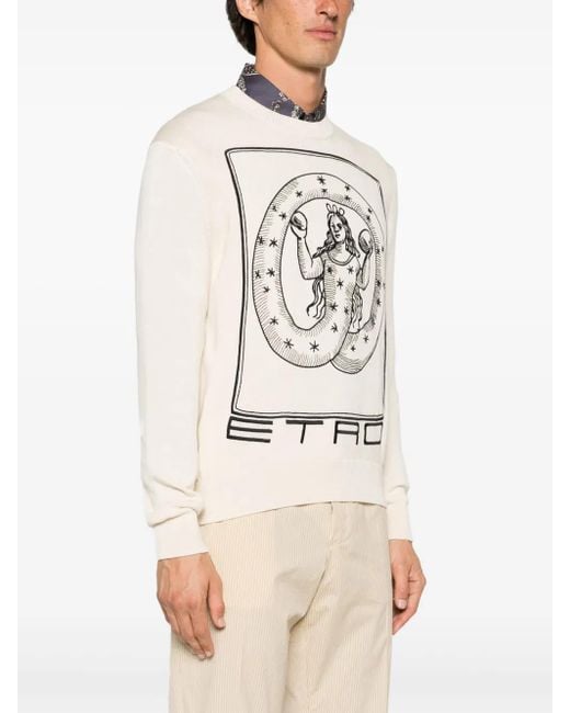 Etro White Sweaters for men