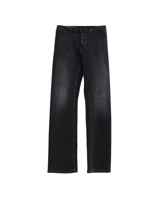 Gucci Black Faded Straight-Leg Jeans for men