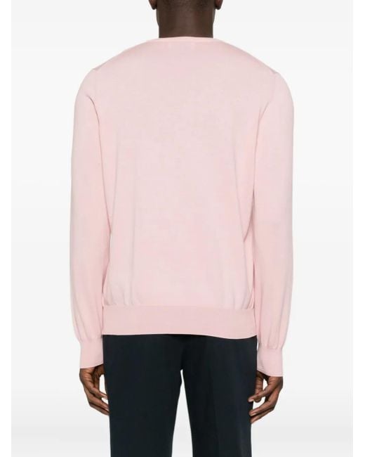 メンズ Gran Sasso V-neck Sweater Pink