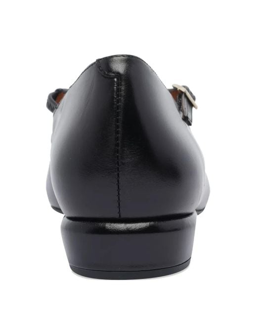 Angel Alarcon Black Pointed-Toe Pumps