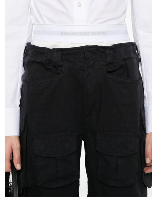 Alexander Wang ロゴウエスト パンツ Blue