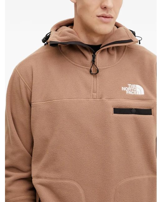 The North Face Black Hooded Zip Hoodie for men