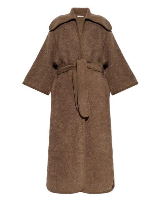By Malene Birger Brown Mirano Belted Coat