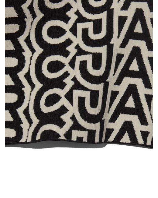 Marc Jacobs Black Scuba Monogram-print Zip-up Hoodie