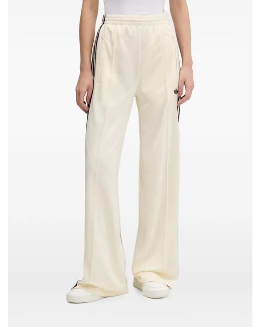 Adidas Natural Firebird Adicolor Stripe Track Pants