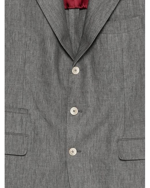 Brunello Cucinelli Gray Buttoned Suit for men