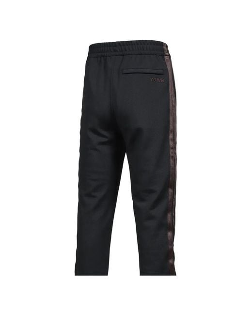 Wales Bonner Black Logo-Embroidered Side-Stripe Track Pants for men