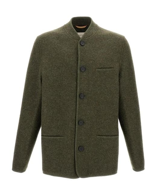 ALPE PIANO Green Long-Sleeves Jacket for men