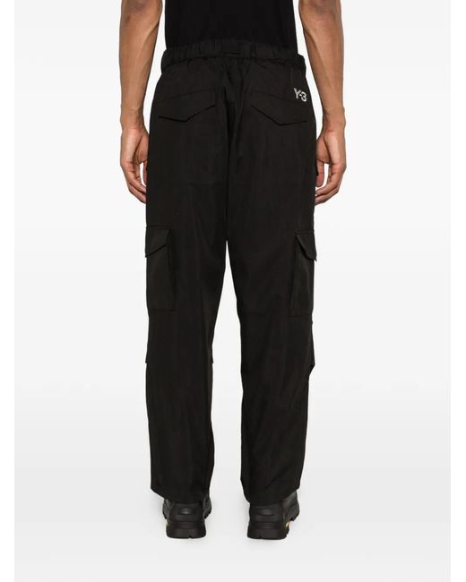 Y-3 Black X Mercedes-Amg Petronas F1 Pocket Trousers for men