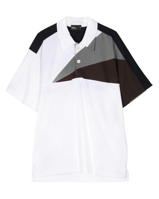 Kolor Poloshirt in Colour-Block-Optik in Black für Herren
