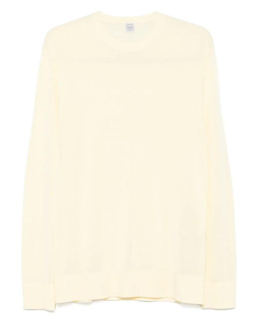 Totême  T-Shirt Met Lange Mouwen in het Natural