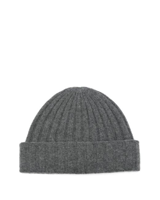 Totême  リブニット カシミアビーニー Gray