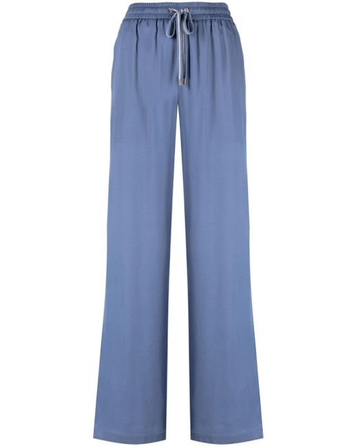 Pantalones de chándal anchos Lorena Antoniazzi de color Blue