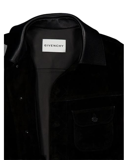 Givenchy Black Suede Jacket for men