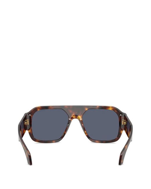 Versace Blue Logo-Detail Sunglasses for men