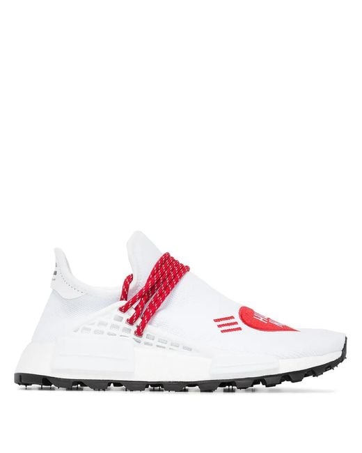 Adidas White X Pharrell Williams Human Made Sneakers