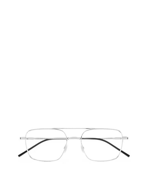 Saint Laurent Brille in Metallic für Herren