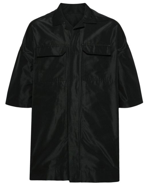 Camisa Magnum Tommy oversize Rick Owens de hombre de color Black