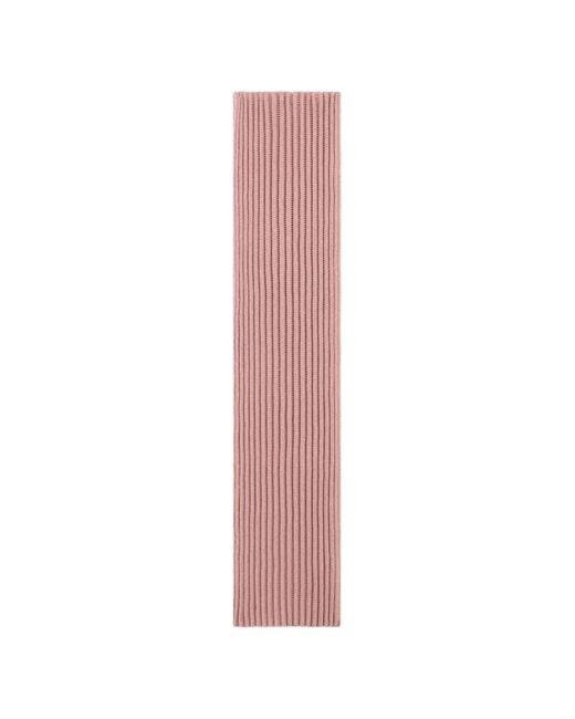 Fedeli Pink Ribbed Cashmere Scarf for men