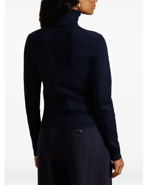 Polo Ralph Lauren Blue Roll-Neck Sweater