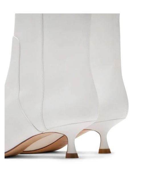 Bottines Naomi 50 Mm Stuart Weitzman en coloris White