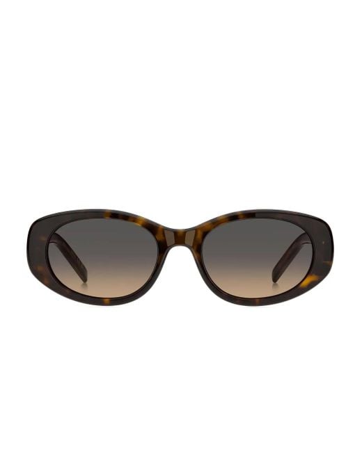 Boss Brown Logo-Detail Sunglasses