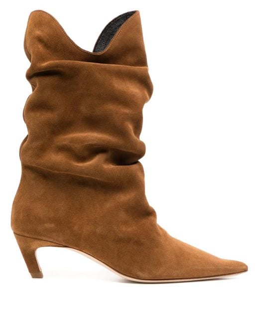 Rejina Pyo Brown 60Mm Slouchy Boots