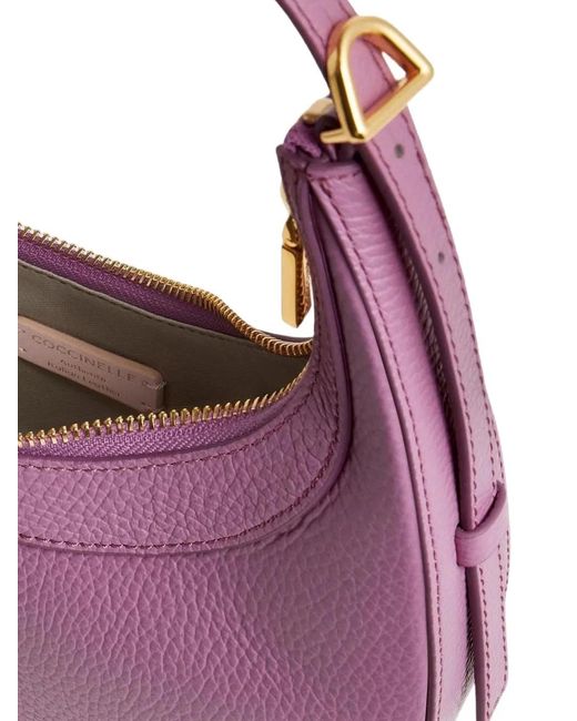Coccinelle Pink Mini Whisper Shoulder Bag