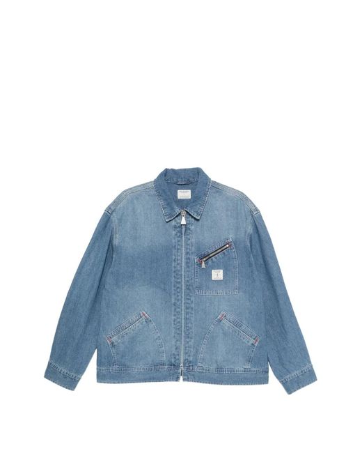 Roy Rogers Blue Zip Denim Jacket for men