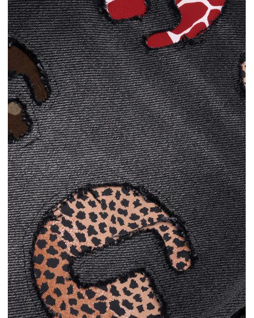 GALLERY DEPT. Black G Time La Flare Appliqué Wide-Leg Jeans