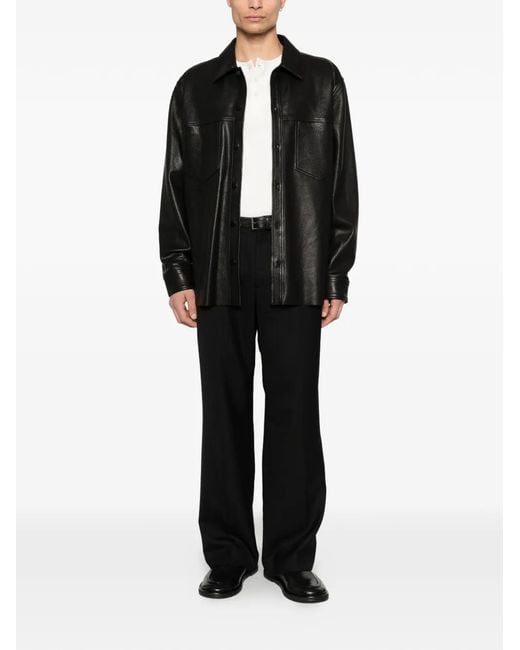 Jonathan Simkhai Black Leather Jacket for men