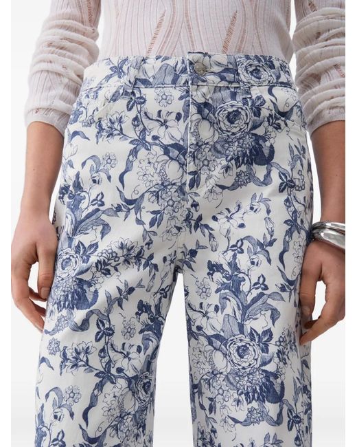 Pantalones Cady Acampanados Liu Jo de color White