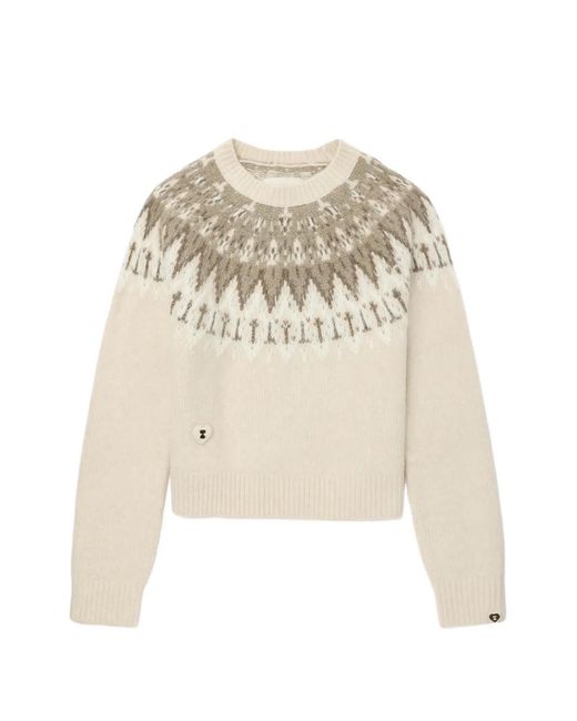 A Bathing Ape White Patterned Knitwear