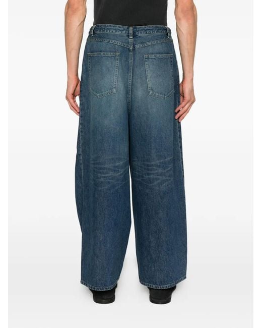 Needles Blue Drawstring Denim Jeans for men