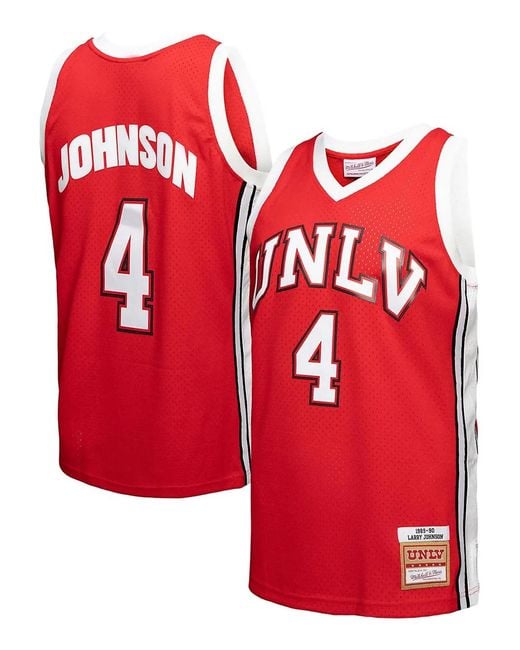 Mitchell & Ness Red Ncaa Larry Johnson Jersey for men