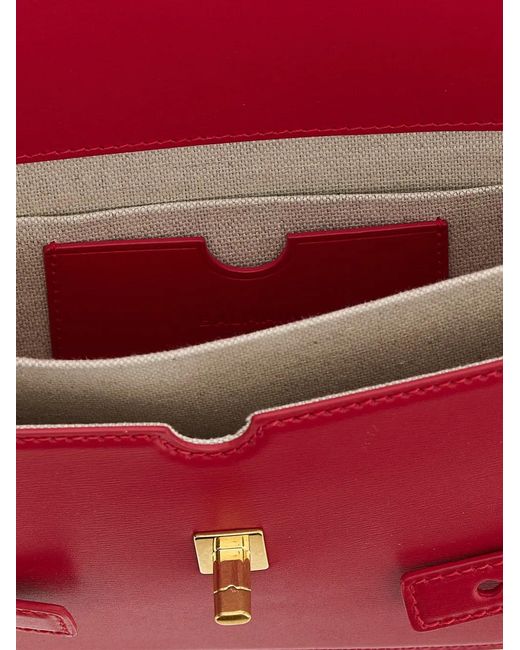 Balmain Red B-Buzz 24 Tote Bag