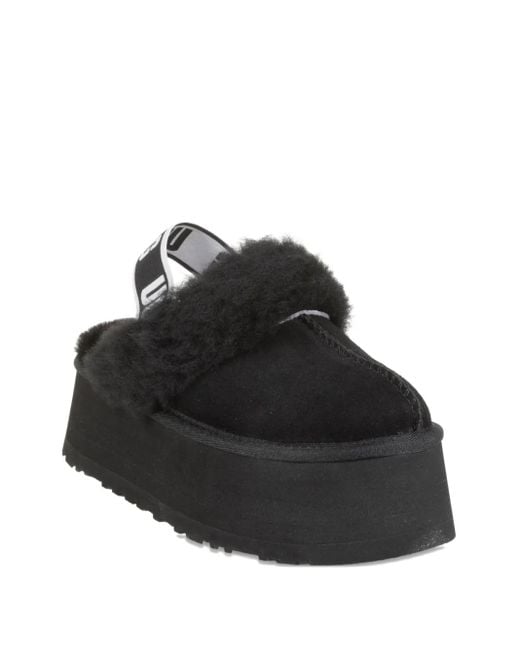 Ugg Black Funkette Platform Sandals