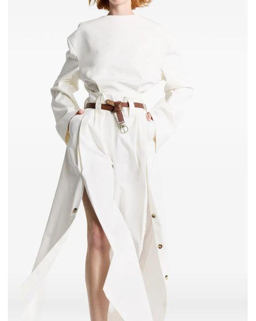 A.W.A.K.E. MODE White Tailored Blouse