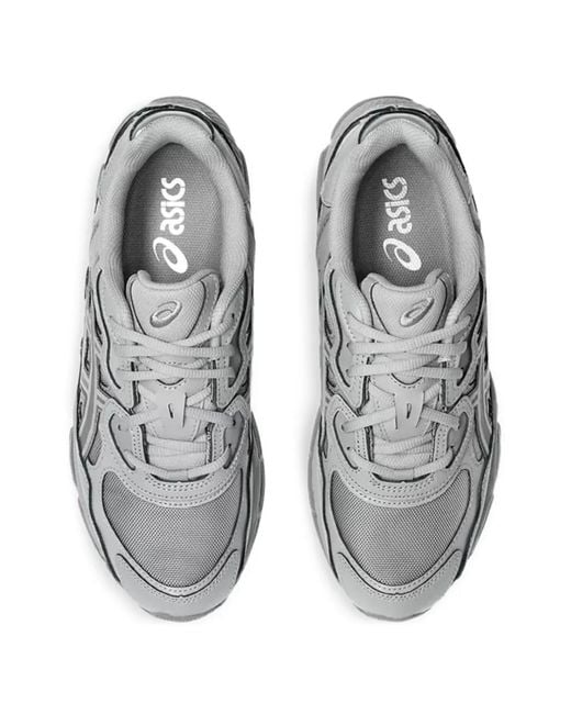 Asics Gray Gel-Nyc Lace-Up Sneakers for men