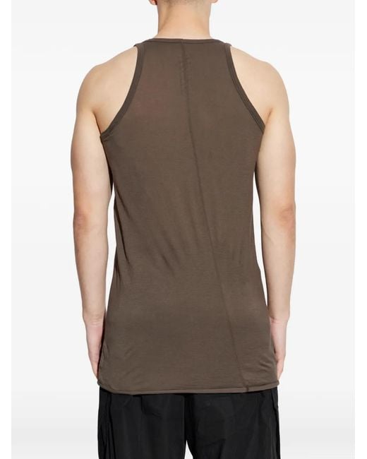 Rick Owens Brown Racerback Vest for men